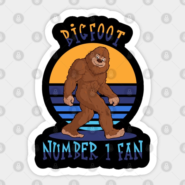 Bigfoot Number 1 Fan Sticker by Jay Diloy